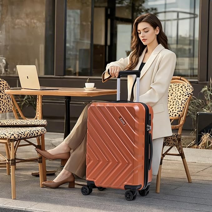 Luggage Sets 3 Piece,Suitcases with Wheels,Carry On Luggage Set 22x14x9 Airline Approved,Hardshell Luggage Sets With TSA Lock,20 Inch Carry On Suitcase