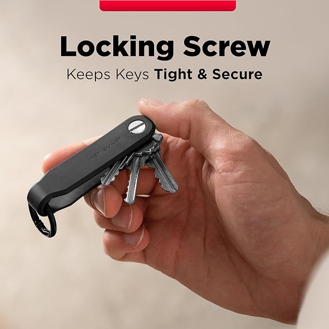 KeySmart Keychain Key Holder - Compact Key Organizer for Key Chain, EDC Key Chains, Key Ring Keychains