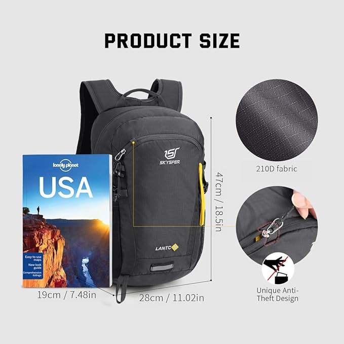 SKYSPER Small Hiking Backpack, 20L/30L Lightweight Travel Backpacks Hiking Daypack for Women Men