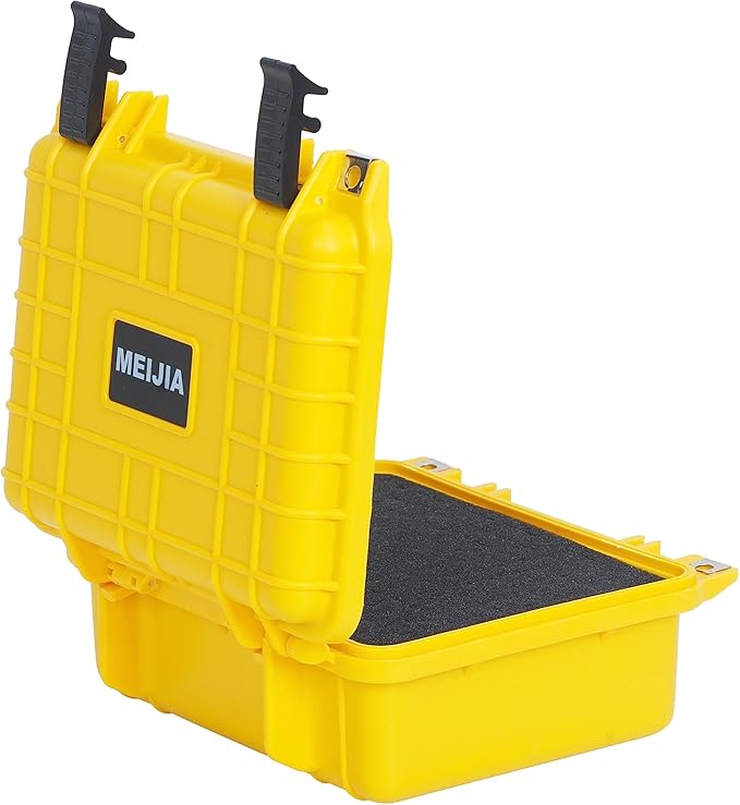 MEIJIA Portable All Weather IP67 Waterproof Protective Case,Hard Camera Case,Dry Case with Customizable Foam,Fit Use Of Drones,Camera,Equipments,10.62 x9.68x4.87inches