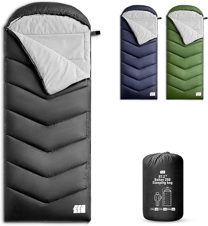Sleeping Bags for Adults Cold Weather,Portable, Waterproof,Lightweight Camping Sleeping Bag for Tall Girls Boys with Compression Sack for Warm Camping, Hiking, Outdoor & Indoor