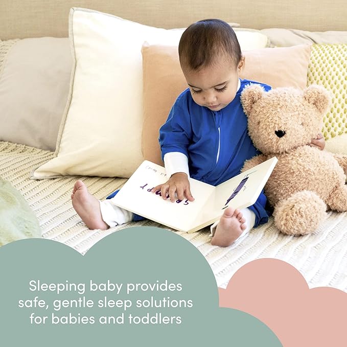 SleepingBaby Flying Squirrel Toddler Pajamas with Practical Zipper for Quick Diaper Changes and Travel Comfort - Navy - 2-3T