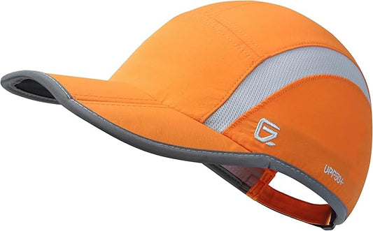 GADIEMKENSD Reflective Folding Outdoor Hat Unstructured Design UPF 50+ Sun Protection Sport Hats for Womens and Mens