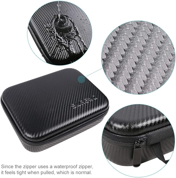 SUREWO Hard Case for GoPro,Surface-Waterproof Carrying Case Compatible with GoPro Hero 13/12/11/10/9/8/7/(2018)/6/5 Black,DJI Osmo Action,AKASO/Campark and More (Medium)