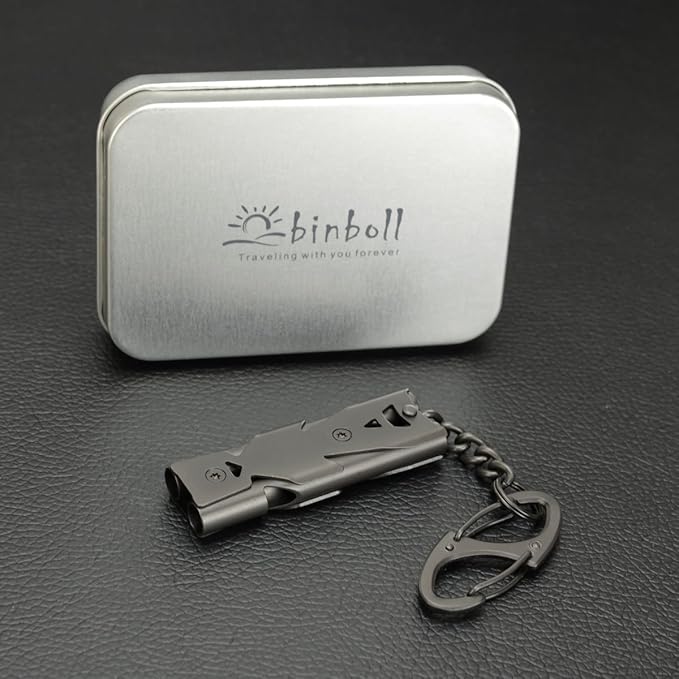 Whistle Emergency Whistles Keychain Rape Whistle Stainless Steel High Decibel Whistles … …