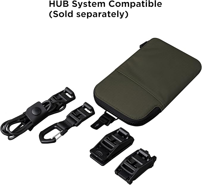 ALPAKA Zip Travel Wallet - Store Your Travel Accessories Efficiently - 3 Internal Pockets For Your Passport and More - 2 Card Slots - Made From Recycled and RFID-Protective Material