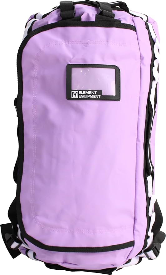 Element Equipment Trailhead Duffel Bag Shoulder Straps Waterproof Violet/Lavendar Medium