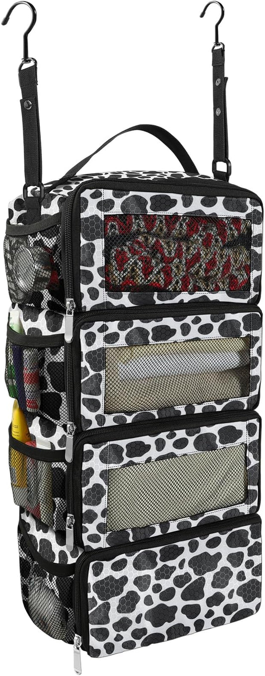 Suitcase Organizer, Travel Luggage Organizer Portable Hanging Travel Shelves Collapsible Hanging Packing Cubes for Carry on Suitcase