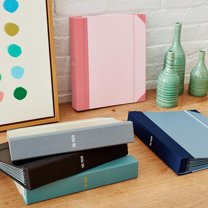Savor | 2025 Edition The Folio™ Document Organizer | Custom Dyed Cloth-Bound Expanding File for Important Papers, Passports, Birth Certificates & More | Ideal for Home Organization & Graduation Gift