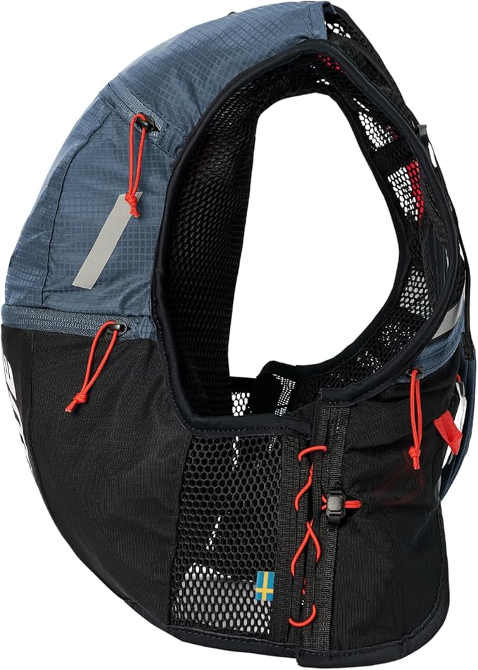 USWE Rush 8L Bike Hydration Vest, Adjustable Chest Straps Running Hydration Vest, 2.0L Hydration Bladder, Mountain Biking, Gravel & Cycling with Reflective Details, Men & Women