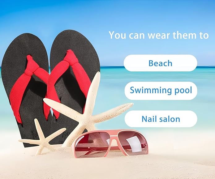 KuaiLu Flip Flops for Women with Arch Support Yoga Mat Comfortable Summer Beach Walking Thong Cushion Sandals Slip On Indoor Outdoor