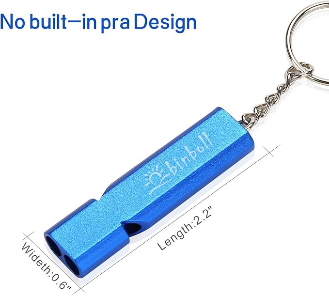 Emergency Whistles Lifeguard Safety Whistle with Lanyard and Keychain for Outdoor Camping Hiking Boating Backpacking Fishing Kayak Kids Rescue Signaling Loud Survival Whistle