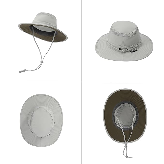 Cimarron Wide Brim Safari Sun Hat for Women & Men – UPF 50+ Outdoor Fishing Hat | Hiking, Running Travel Sun Protection Hat