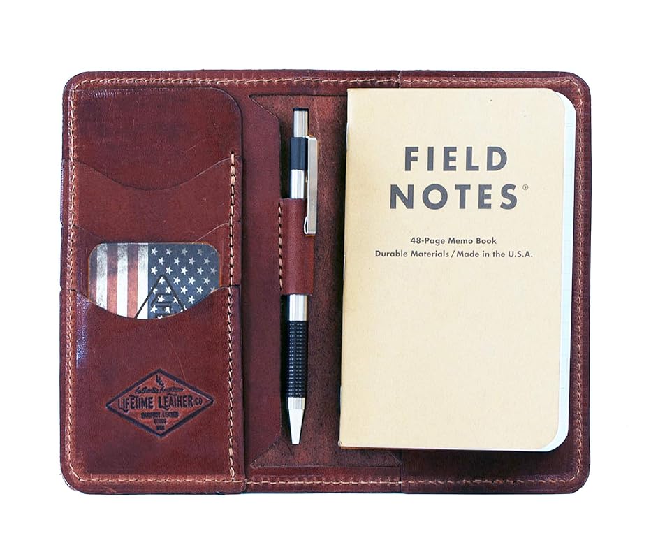 Personalized Leather Field Notes Wallet, Field Notes Cover, Passport Wallet, Handmade in Arizona