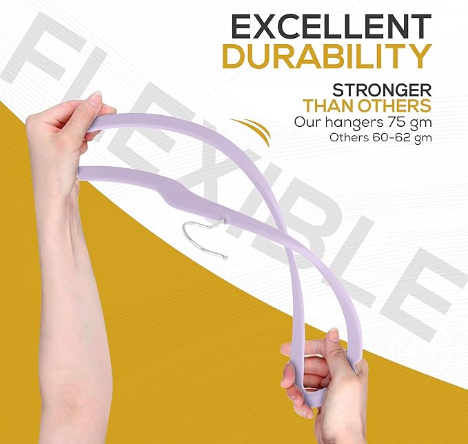 Premium Velvet Hangers 50 Pack Ultra Thin Non Slip Adult Felt Space Saving Suit Hanger for Closet Heavy Duty Coat Pants Jackets Dress Hangers 360° Swivel Hook Hold Upto 10 lbs Purple Hangers