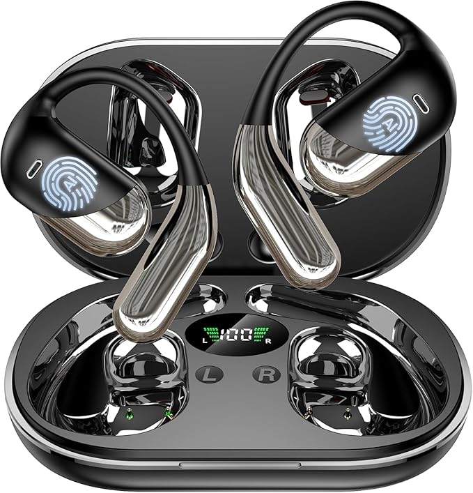 Translation Earbuds Real Time - AI 144 Language Translator Earbuds, Audifonos Traductores Inglés Español, 3-in-1 Translating Device, Translate Ear Buds for Travel Learning with Charging Case