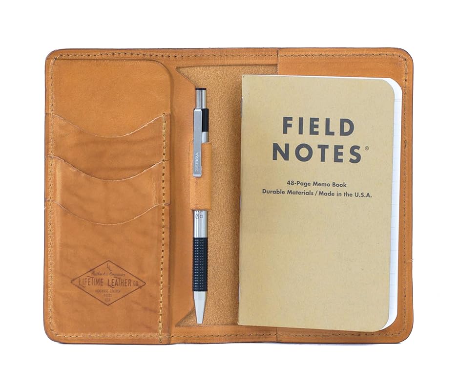 Personalized Leather Field Notes Wallet, Field Notes Cover, Passport Wallet, Handmade in Arizona
