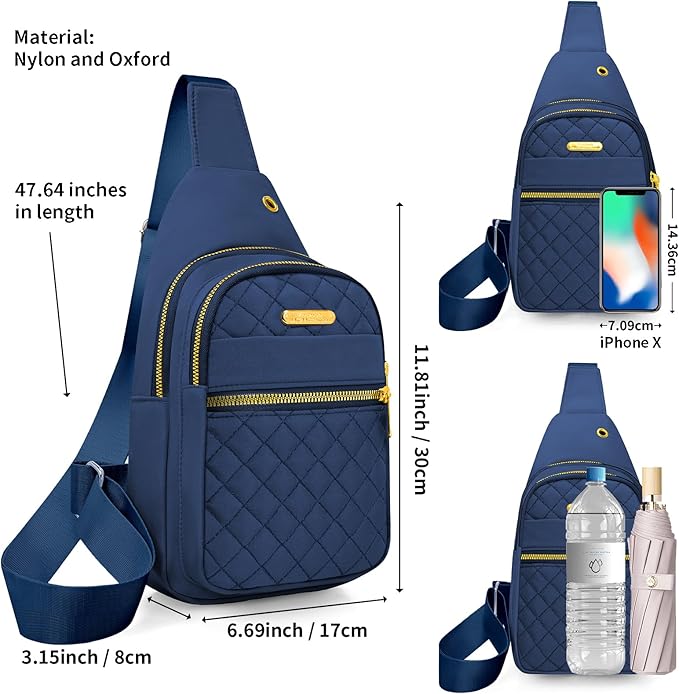 Small Sling Bag For Women Men Casual Crossbody Sling Backpack