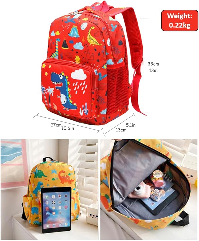 POWOFUN13 inch Kids Toddler Preschool Travel Backpack Cute Cartoon Backpack For Girls Boys Baby