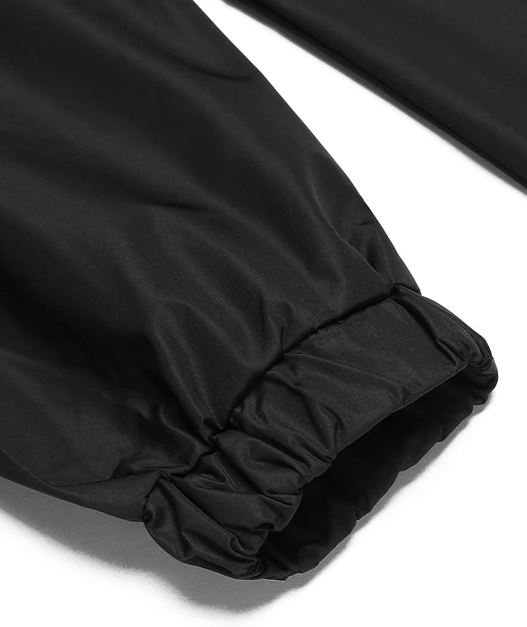 COOFANDY Men's Long Raincoat Ligtweight Rain Jacket Waterproof Outdoor Jackets with Hood