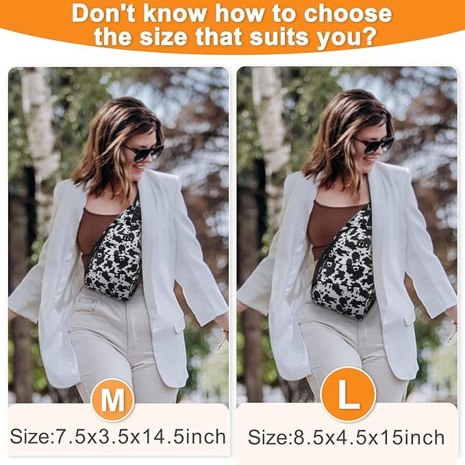 Crossbody Bags for Women Men Trendy Sling Bag Bakpack Casual Chest Bag with Convertible Shoulder Strap