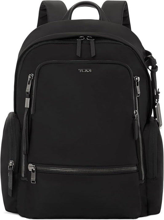 TUMI - Voyageur Celina Backpack - Women's Work and Travel Bag - 16.0" X 10.6" X 6.5" - Holds Up to 16" Laptop - Black & Gunmetal Hardware