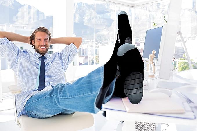 Physix Gear Compression Socks 20-30 mmHg - Men & Women - Running, Nurses, Shin Splints, Flight, Travel