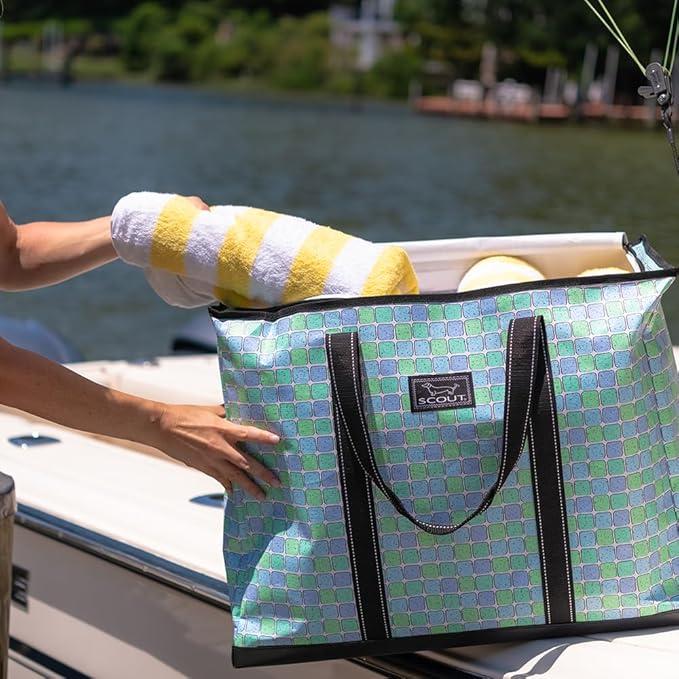 SCOUT 4 Boys Zip Tote XX-Large - Durable Lightweight Bag for Beach, Pool, Family Travel, Storage - Water-Resistant, Zips Shut
