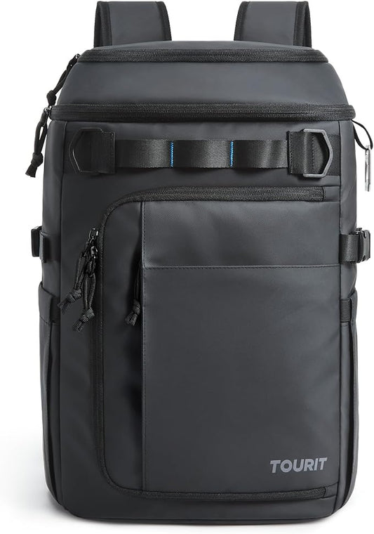 TOURIT 38 Cans Backpack Cooler: Leak Proof Waterproof 2 Insulated Compartments Soft Cooler Bag Beach Travel Camping Picnic