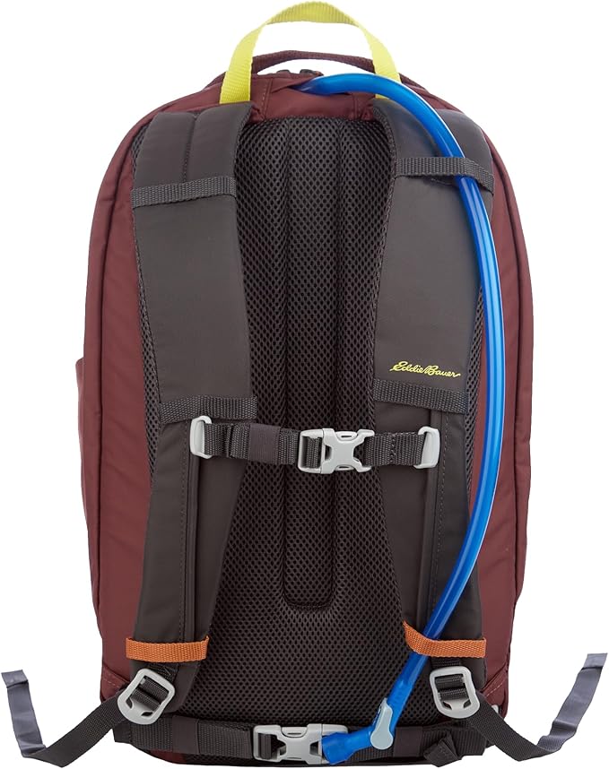 Eddie Bauer 30L Venture Backpack, Hydration and Laptop Compatible Daypack, Redwood