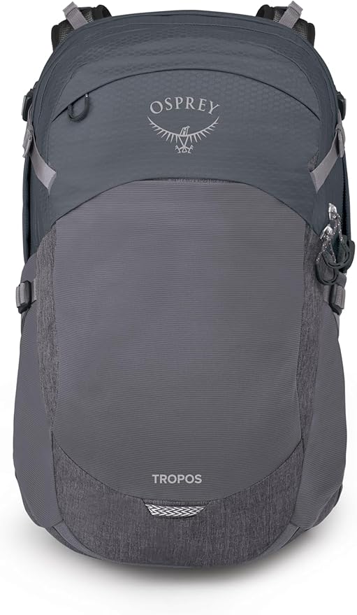 Osprey Tropos Laptop Backpack, Tungsten Soundwave/Grey Heather