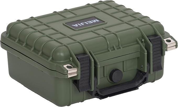 MEIJIA Portable All Weather IP67 Waterproof Protective Case,Hard Camera Case,Dry Case with Customizable Foam,Fit Use Of Drones,Camera,Equipments,10.62 x9.68x4.87inches