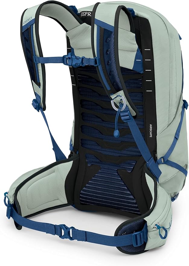 Osprey Talon 22L Men's Lightweight Hiking Backpack with Hipbelt, Frosty Mint Green/Night Shift