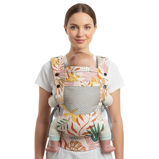 Newborn Baby Front Carrier Backpack, Toddler Baby Body Carrier, 7-66 Lbs Ergonomic Design, Lumbar Support, Lightweight
