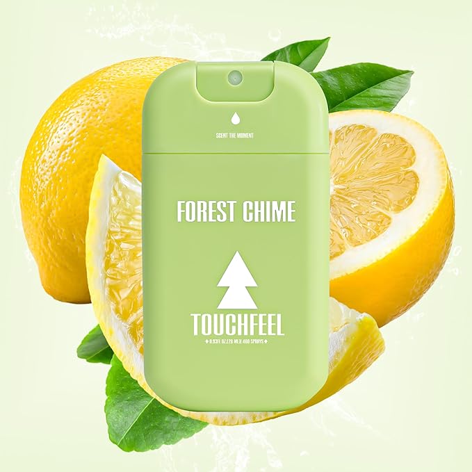 Power Mist Hand Sanitizer Spray, Scented Hydrating Hand Sanitizers Travel Size Refillable, Pocket Portable 3-Pack (Forest Chime, Tides and Lilies, Sunset over Grapefruits) 0.93Fl Oz Each
