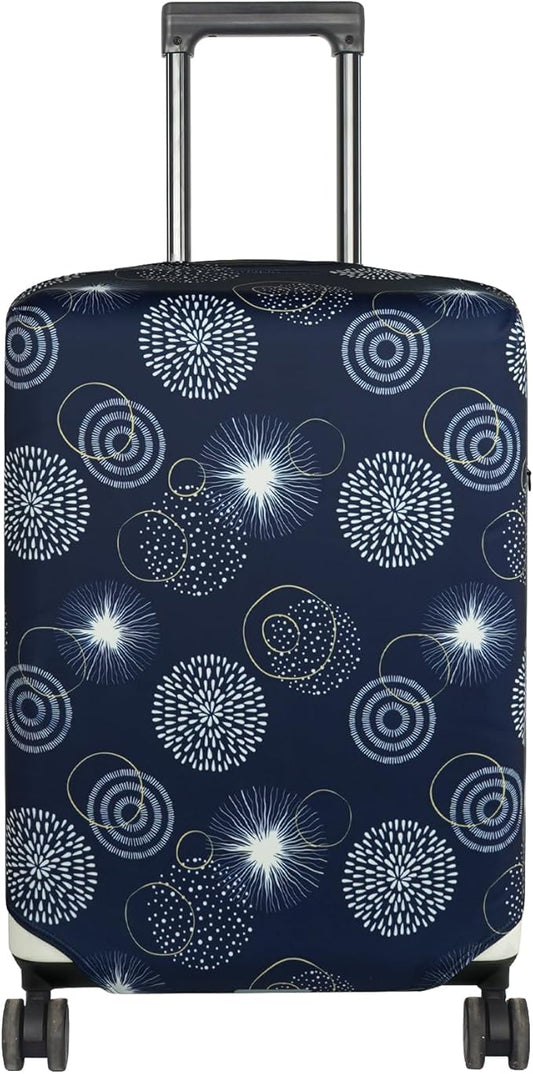 HYPER VENTURE Washable Luggage Cover - Fashion Suitcase Protector Fits 23-26 Inch Luggage (Sparkler, M)