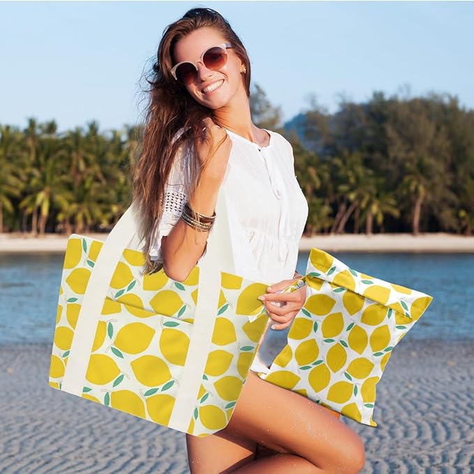 Beach Bags Wet Bag for Swimsuit Tote Bag for Friends Travel Gifts, Aloha Bags Waterproof Vacation Essential