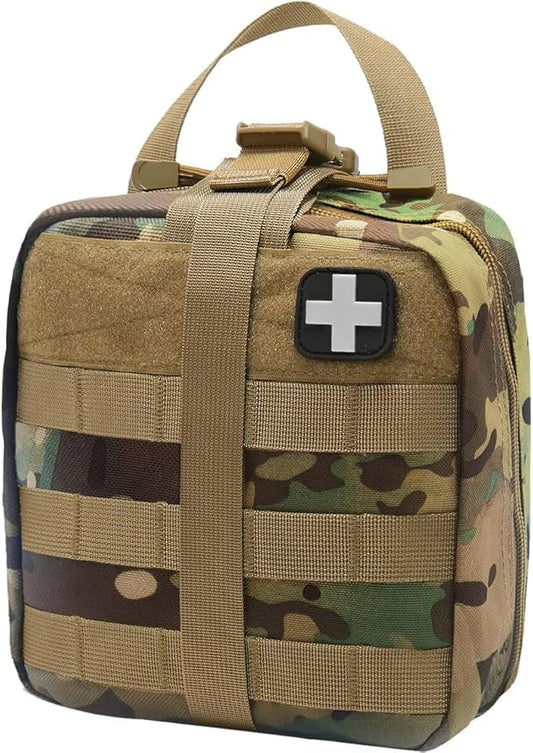 First Aid Kit Med Medical - Kit Rip-Off 180 pcs Water-Resistant Emergency Kit for Camping Hiking Home Outdoor Truck Vehicle Car Fishing Travel Biking