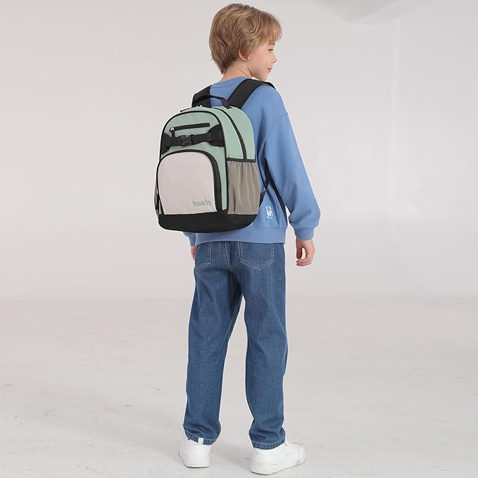 Cute Mini Toddler Backpacks for Boys 2-4 Little Kids Backpack Preschool Bookbag (Pale Pistachio)