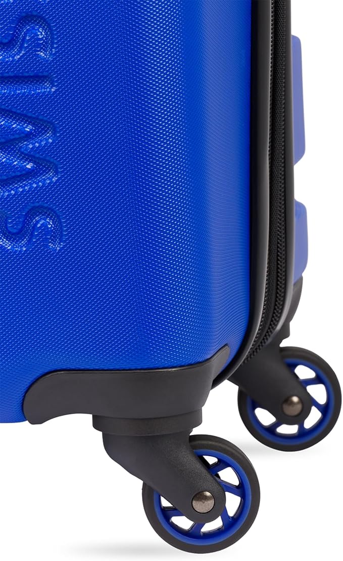 SwissGear 7366 Hardside Expandable Luggage with Spinner Wheels, Cobalt, Carry-On 19-Inch