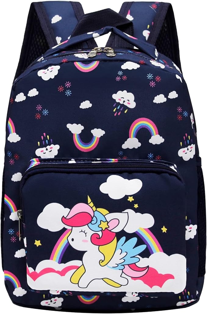 POWOFUN13 inch Kids Toddler Preschool Travel Backpack Cute Cartoon Backpack For Girls Boys Baby