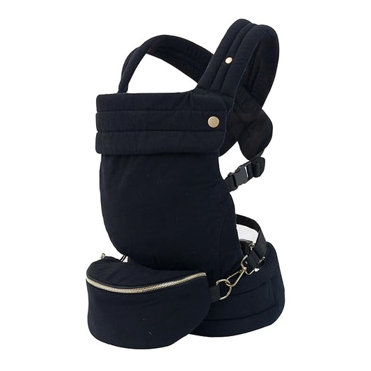 Ergonomic Baby Carrier for Newborns to Toddlers (7-35 lbs) with Adjustable Straps and Belt Bag – Comfortable, Versatile, and Stylish Babywearing Solution