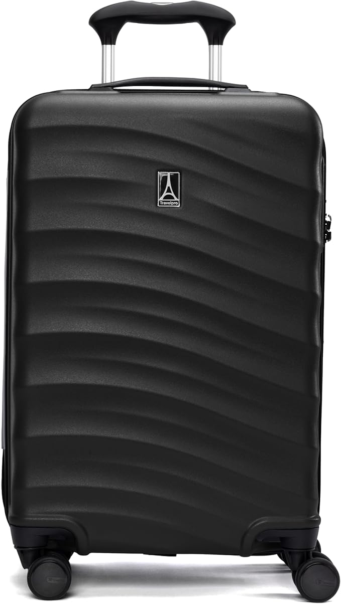 Travelpro Maxlite Air V2 Hardside Expandable Carry on Luggage, 8 Spinner Wheels, Lightweight Hard Shell Suitcase, TSA lock, Black, Carry On 21-Inch