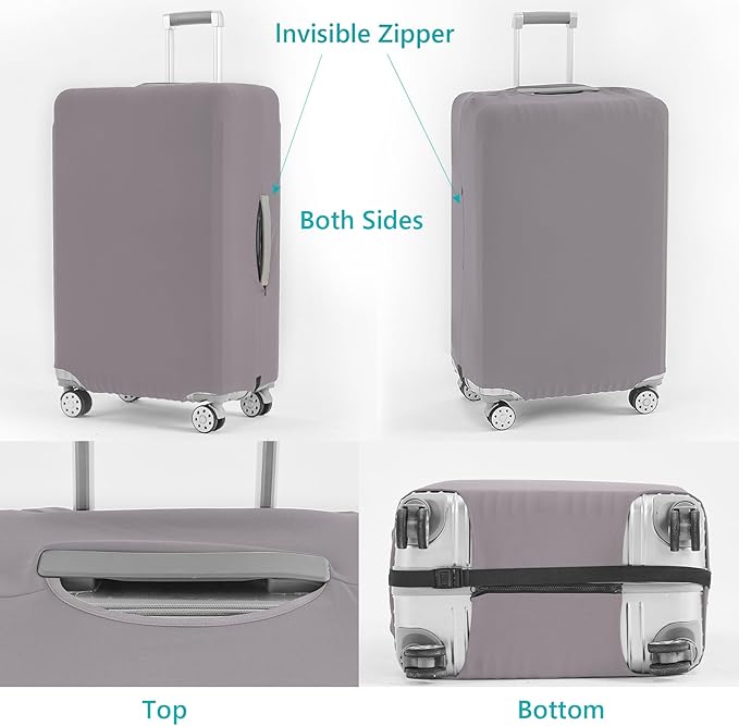 Travelkin Luggage Covers For Suitcase Tsa Approved,Suitcase Cover Protector Fit 18-32 Inch Luggage