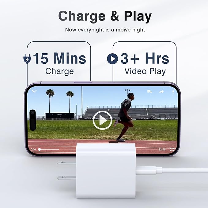 30W USB C Charger, 2 Pack Wall Fast Charger Block Power Adapter Charging Cube Compatible with iPhone 16/Pro/Pro Max/Plus17/16/15/14/13/12, iPad Air, AirPods 4/3/2/Pro, Apple Watch 10/Ultra 2, Galaxy