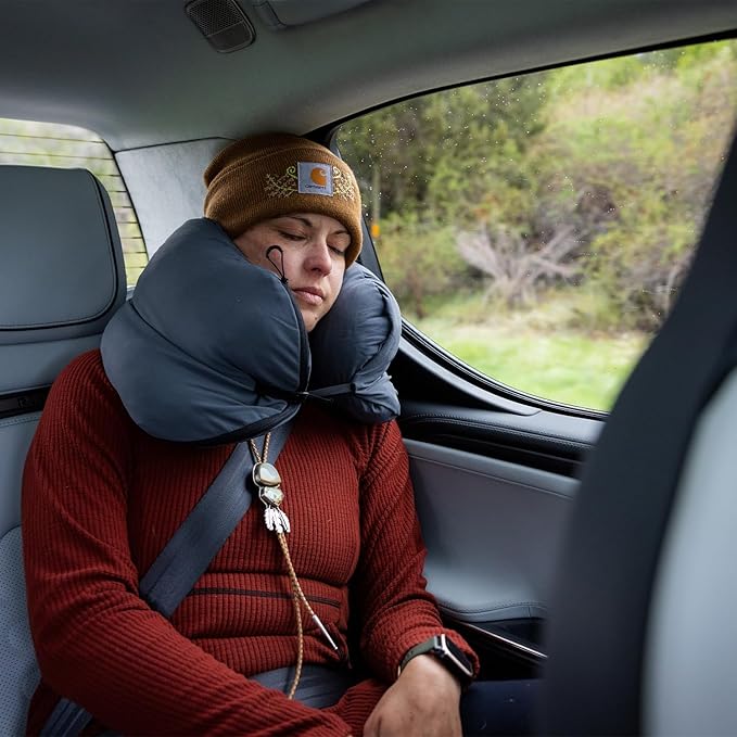 HEST Pro Travel Pillow - 3-in-1 Neck, Body, and Small Travel Pillow - Portable and Compact Design - Memory Foam with Washable Cover - Ready for Adventure
