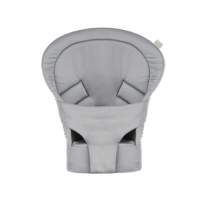 Baby Tula Infant Insert for Standard Baby Carrier, Newborn Support Cushion for 7 to 15 Pounds, Ergonomic Positioning and Head Support for Front Carry Only, Compatible Accessory - Gray