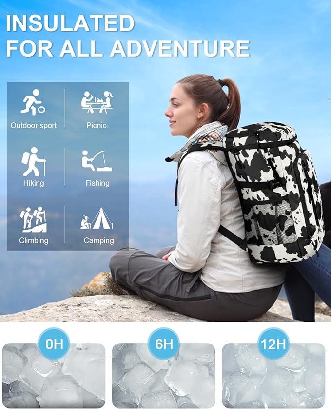 Capolo 36/45 Cans Cooler Backpack Insulated Waterproof for Women Men Lunch Backpack Coolers Leak Proof Soft Cooler Bags