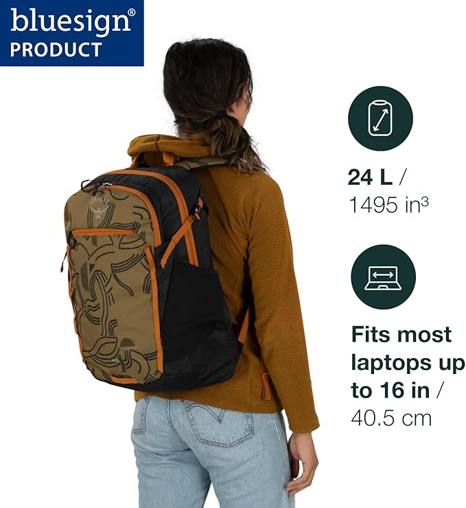Osprey Axis Laptop Backpack – Sleek Everyday Pack with Laptop Sleeve, Water Bottle Pockets & Compression Straps