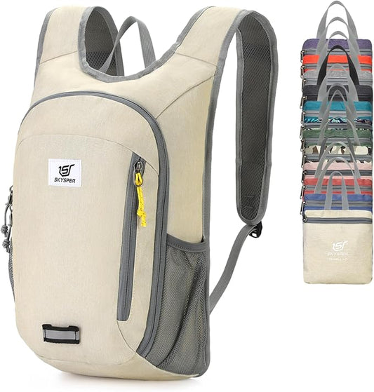 SKYSPER Small Daypack 10L Hiking Backpack Packable Lightweight Travel Day Pack for Women Men